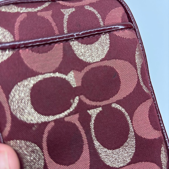 Coach Mini Monogram Wristlet - Picture 10 of 10